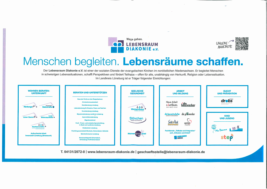 Der Lebensraum Diakonie e.V. bietet Unterstützung für Menschen in schwierigen Lebenssituationen in Niedersachsen.
