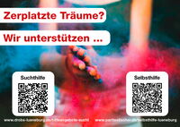 Postkarte des Arbeitskreises Sucht Lüneburg