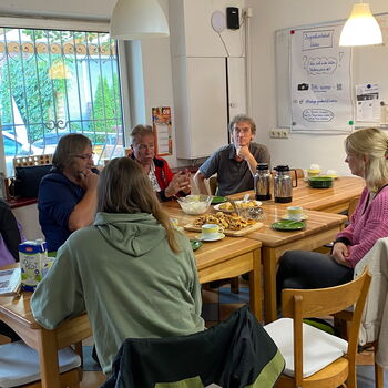Gruppenbild zu den Besuchstagen im Lebensraum Diakonie 2024 aus Buxtehude