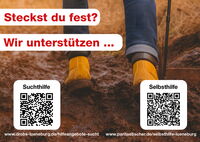 Postkarte des Arbeitskreises Sucht Lüneburg