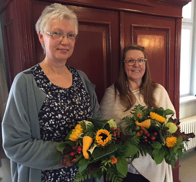(v.l.) Christiane Steckelberg, Heike Kwaschnowitz