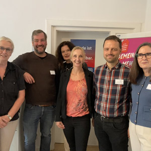 Gruppenbild in der Beratungsstelle