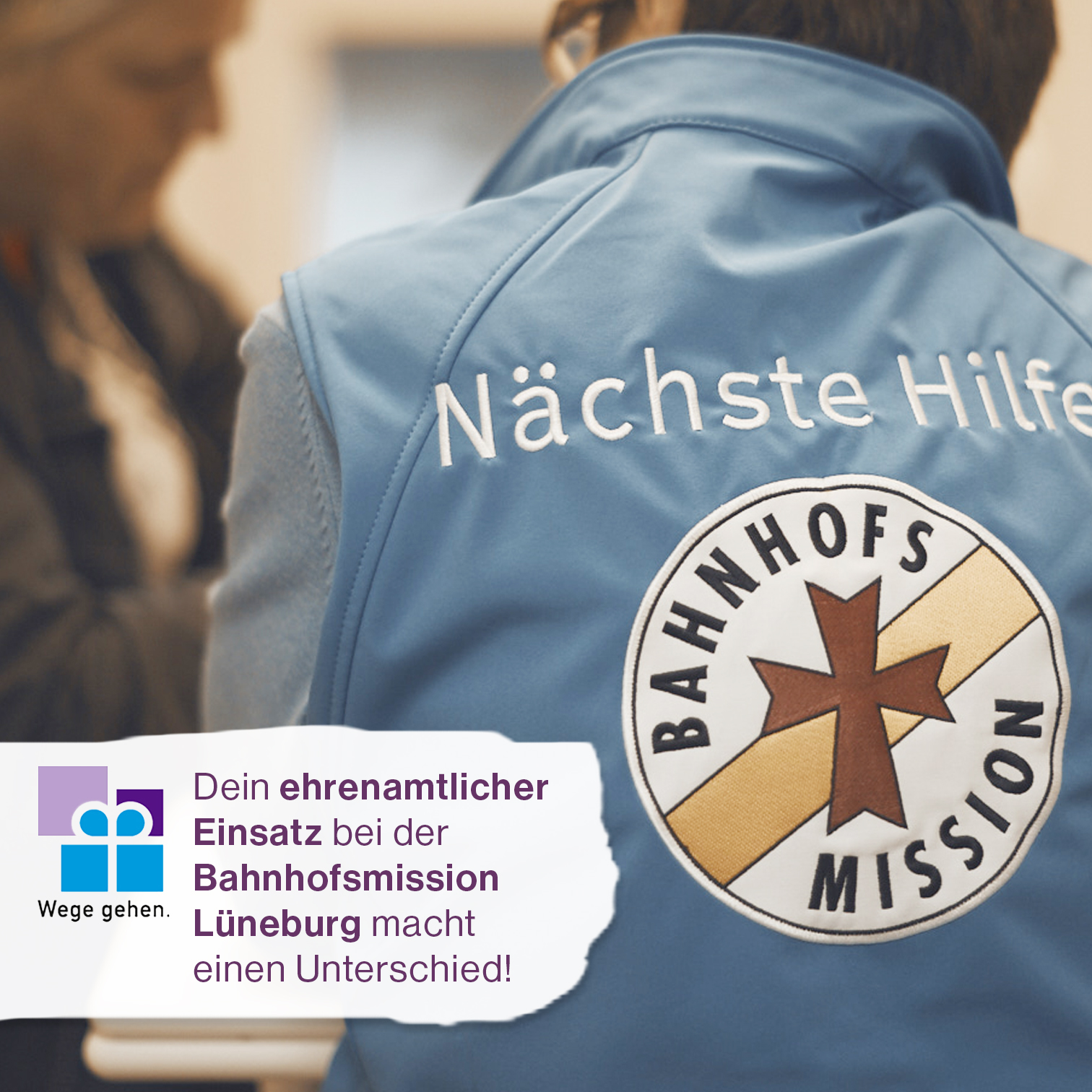 Mitarbeitende der Bahnhofsmission