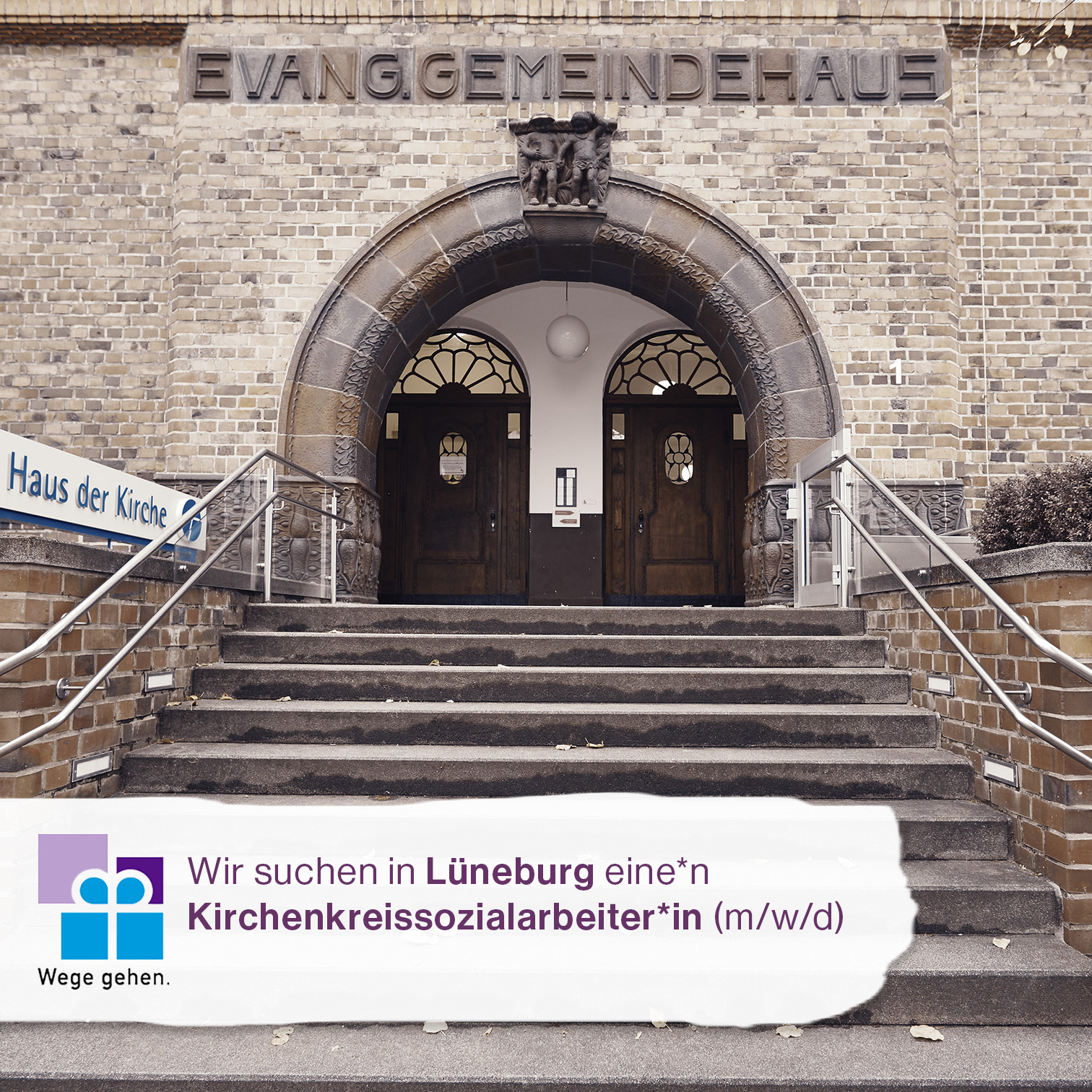 Hauseingang des Haus der Kirche