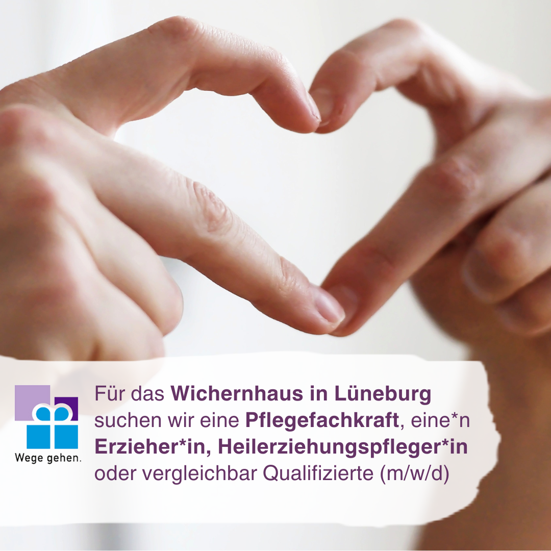 Herzsymbol mit Fingern dargestellt