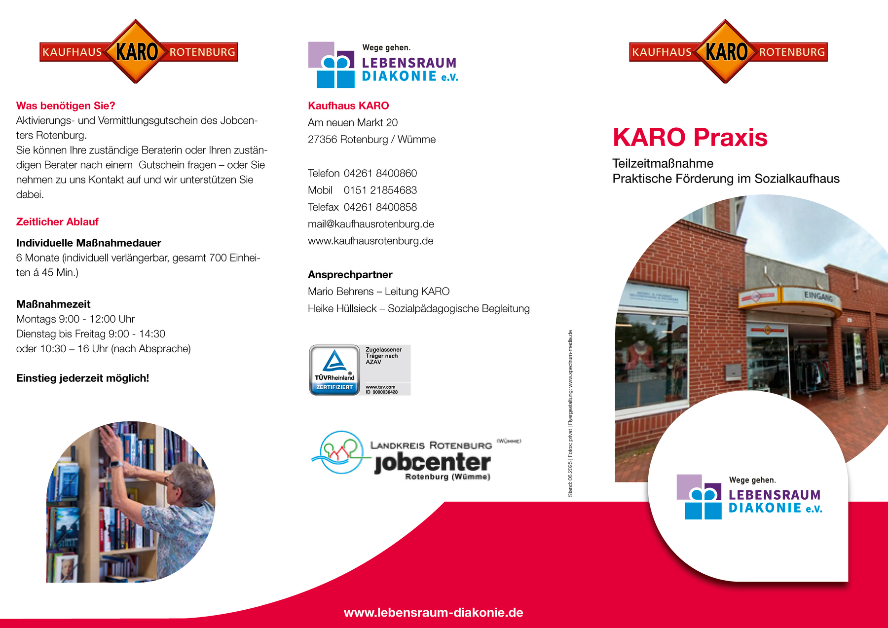 KARO-Praxis-Flyer-Vorderseite